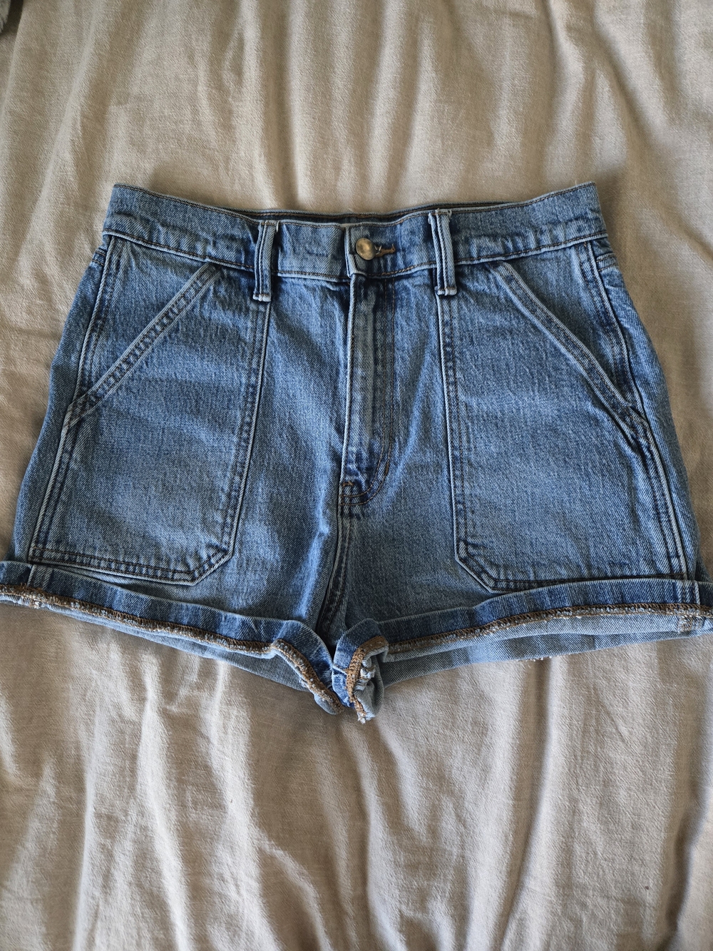 Altar'd State High-Waist Denim Shorts